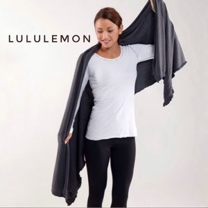 LULULEMON Allegro Scarf - Cashlux Cashmere - Heathered Coal - W91945 -